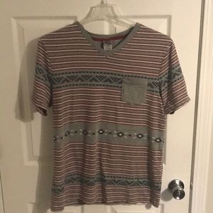 Men Large Tshirt - Hang Ten brand - prints